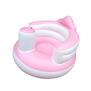 High quality PVC Lovely Cartoon Animal Kids Baby Children inflatable chair