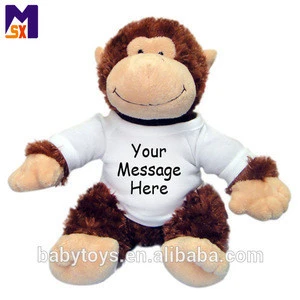 High quality stuffed animals plush toy monkey