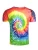Import High Quality Tie Dye Tshirt Colored Gradual Hip Hop Streetwear Tie Dye Made In India Tee Shirt Stock from China