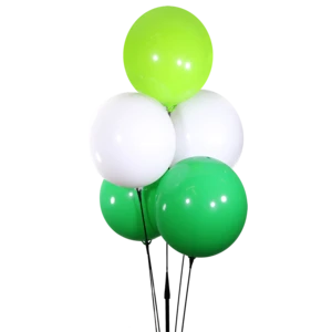 High quality White and Green Balloon Bobber Cluster Kit of balloon manufacturers