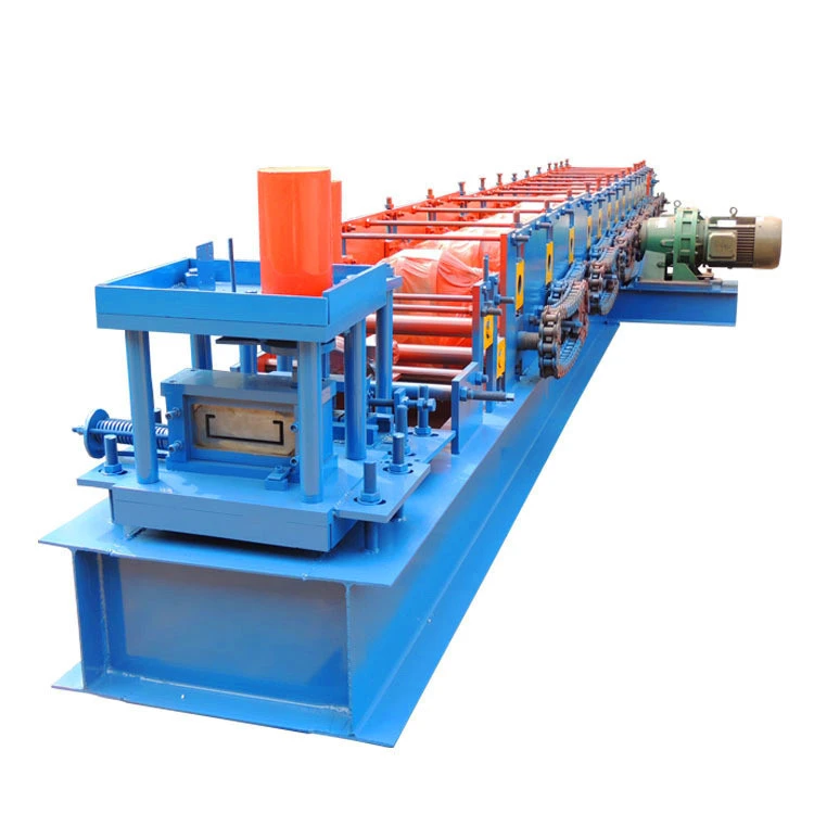High Standard Purlin C Channel Steel Roll Forming Machine For Building Material