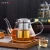 Import high temperature heat resistant with handle glass tea pot from China