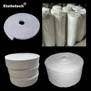 High temperature refractory 1260 ceramic fiber tape textiles fabric, strips, rope/cord/braid, yarn