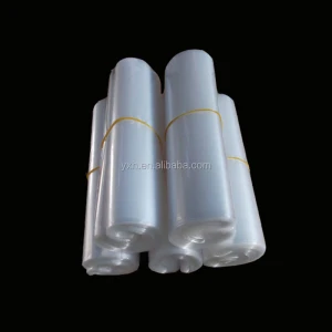 High Transparency Clear Printed PE Plastic Poly LDPE Flat Bags