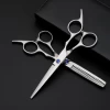 HLT-60 dragon handle hair scissors customize available barber shear black color hair cutting scissors 9cr13