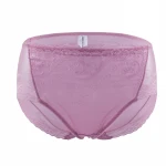 hollow pink  lace ladies panties fancy women underwear panties quick dry accept custom