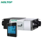 Home air cleaning heat recovery recuperator ventilation air purification