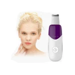 Home use portable facial clean skin rejuvenation ultrasonic skin scrubber