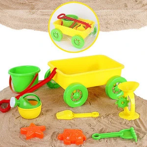 Hot &amp; Popular Baby Beach Wagon Toys Set