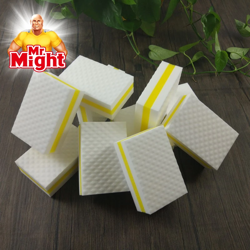 Hot Compressed High Density Melamine Foam Cleaning Sponge Eraser Extra Durable OEM / Private Label Manufacturer