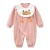 Import Hot Sale 100%cotton long sleeve baby rompers with cute animal bib newborn infant Clothing Sets winter boys&#x27; &amp; girls&#x27; Baby Romper from China