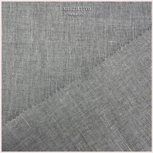 Hot Sale 94%L 6%P Organic Blend Piece Dyed Linen Fabric For Garment