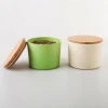 Hot sale Bamboo fibre seasoning bottle with bamboo lid, condiment set