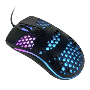 Hot sale custom stylish colorful computer RGB lighting 3200 DPI wired gaming mouse