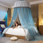 Hot Sale European Style Home Princess Lace Portable Folding Mosquito Net