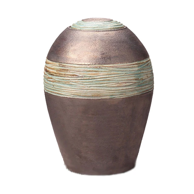 Hot Sale Funeral Supply Ceramic cremation ashes urns for adults