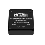 Hot Sale Hi-Link Smart Home 6w 48v to 5v dc dc converter isolated switching power supplies module efficiency 84%VRB4805YMD-6WR3