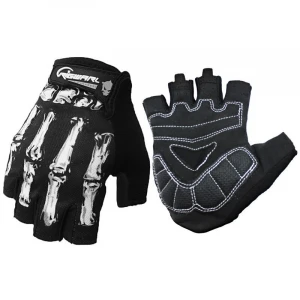 Hot sale new arrival ghost claw pattern cycling gloves half finger hand gloves for bike sports gym gloves