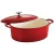 Import hot sale safety eco-friendly round red cast iron enamel casserole from China