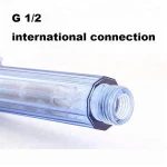 Hot Sale TOP Home LED UPC Vitamin c Plastic Bathroom Faucet Square Mist Filter Holder High Pressure Waterfall Ionic Shower Head