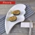 Import Hot sale unbreakable irregular shaped leaf bowl plate dish from China