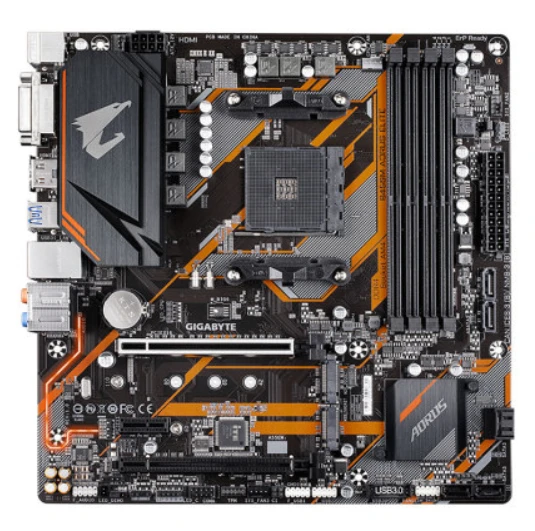 Hot Sell And Good Quality New Gigabyte B450M AORUS ELITE Motherboard For AMD 3500X 3600 3600X 3700X 3800X Desktop Processor