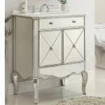 Hot Sell Crystal Used decoration mirrored furniture