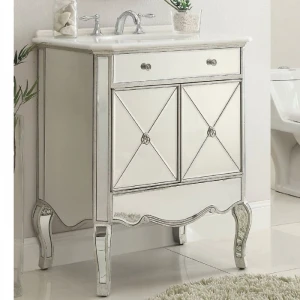 Hot Sell Crystal Used decoration mirrored furniture