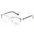 Hot Sell Fashion Wholesale Eyewear Metal Half Rimless Frame Eyeglasses Frames Optical Frames For Women
