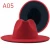Import Hot Sell Women Wide Brim Wool Felt Jazz Fedora Hats British Black Panama Hat Trilby Party Church Top Formal hats 56-60 CM from China