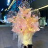 Hot selling 10 18 24 36 inch stretchable transparent clear round bobo plastic bubble balloon for party decor