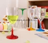 Hot Selling 10.5oz plastic champagne glasses disposable wine cup for party
