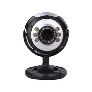 Hot selling 6 LED Night vision webcam Manual focusing USB 2.0 for Desktop Laptop Computer Camera