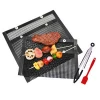 Hot Selling barbecue Non-Stick fiberglass coated with PTFE Grilling Bag heat resistance Picnic tools BBQ Baking grill mesh Bag