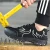 Import Hot Selling Cheap Flying Weaving Sports Safety Shoes with Steel Toe Cap and Steel from China