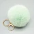 Import Hot selling fashion real rabbit fur ball keychain as bag charm pendant from China