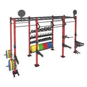 Hot Selling Gym Fitness Equipment Steel Cross Bars safe holder For Adults Exercise