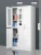 Import Hot selling office storage clothes locker 5 glass door durable steel almirah Office Cabinet from China