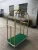 Import Hotel Airport Heavy Duty Stainless Steel Luggage Trolley Bellman&#39;s Cart Curved Uprights 6&quot; Rubber Casters from China