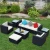 Hotel garden set restaurant rattan design outdoor furniture set