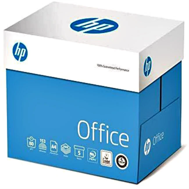 HP RH98112 80 Gsm A4 White Office Copier Paper (1 Box Contains Five Reams Of 500 Sheets)