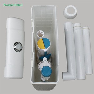 HTD-1203A Competitive Price Upper Cistern for Wall Hung Toilet Dual Flush Plastic Toilet Tank