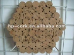 HUAPU HIGH QUALITY CUSTOMER DESGINCORK COASTER FOR DRINKS