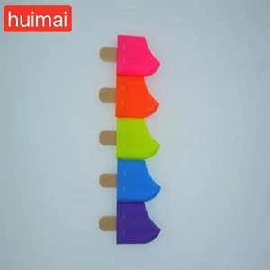 HUIMAI Wholesale Promotion Colorful Plastic Highlight Marker Pen ice cream shaped Nite Writer Pen