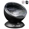 Huiyou 12 LED night light with built-in music ocean wave night light projector