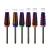 Import HYTOOS Purple Carbide Nail Drill Bit 5 in 1 Tapered Drills Milling Cutter for Manicure Remove Gel Acylics Nails Accessories Tool from China