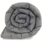 Improving sleep weighted 5lb cooling blanket for kids, 100% soft cotton weighted baby blanket with glass beads
