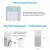Import IMUNSEN M001W 2020 Brand New Eco Friendly Real Cypress Filter Dual Fan IOT H13 True Hepa Filter Smart Home Air Purifier from South Korea