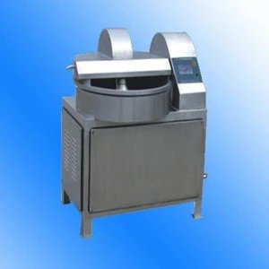 Increased efficiency high capacity processing lines meat sausage paste bowl cutter with slaughtering pot withdesigned