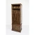 Import industrial antique vintage  wood hall tree cabinet with shoe storage bench from India
